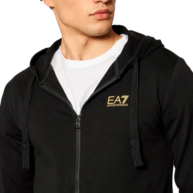 Hanorac pt bărbați EA7 EMPORIO ARMANI SWEATSHIRT S Negru photo 4