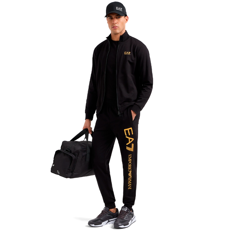 Tricou bărbătesc EA7 EMPORIO ARMANI TRAIN CORE ID M TEE SS CO CC S Negru photo 5