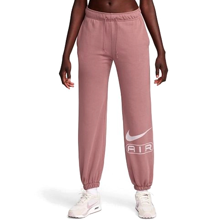 Брюки Nike W NSW AIR MR FLC JOGGER M Розовый Женский photo 2