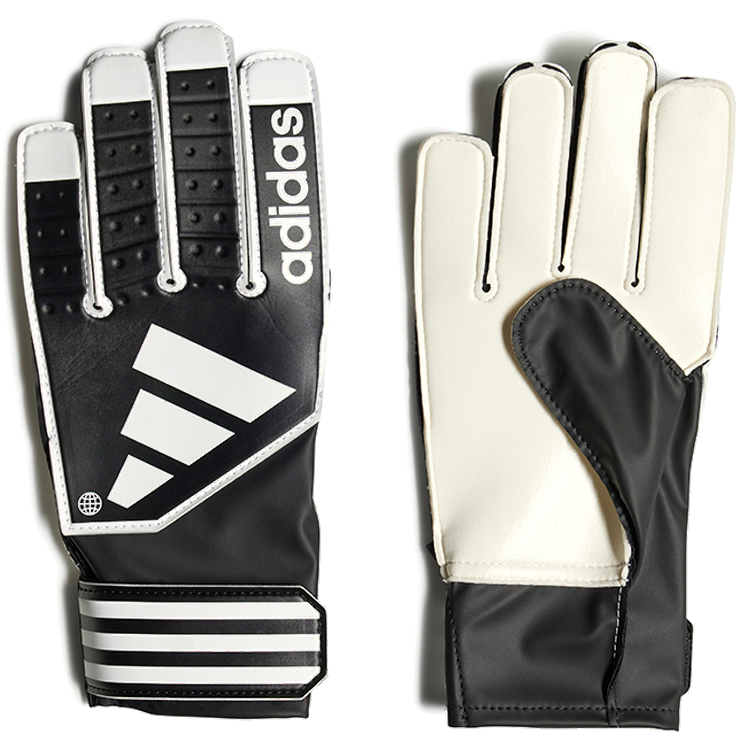 Manusi pentru fotbal Adidas TIRO GL CLB J Negru-alb photo 1 Manusi pentru fotbal Adidas TIRO GL CLB J Negru-alb photo 1