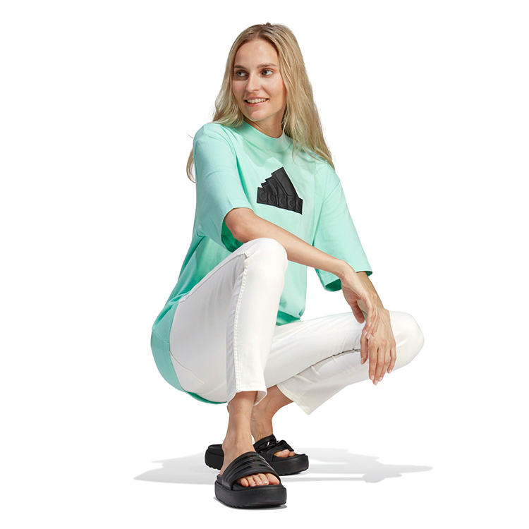 Tricou Adidas W FI BOS BF TEE 2XS Verde Femei photo 3