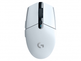 Logitech Gaming Mouse G305 Lightspeed Wireless, High-speed, Hero Gaming Sensor, 6 Programmable buttons, 200-12000 dpi, 1ms report rate, White thumbnav 1