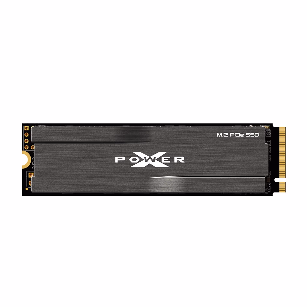 M.2 NVMe SSD 256GB Silicon Power XD80 w/Heatsink, Interface:PCIe3.0 x4 / NVMe1.3, M2 Type 2280 form factor, Sequential Reads 3400 MB/s / Writes 3000 MB/s, MTBF 2mln, HMB, SLC+DRAM Cache, RAID engine technology, SP Toolbox, Phison E12S, 3D NAND TLC