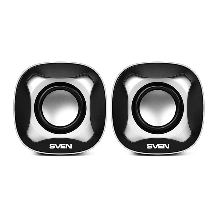 Boxe SVEN 170 / 2.0 / 5W RMS / USB power supply / Volume control on the cable / Black-White photo 2