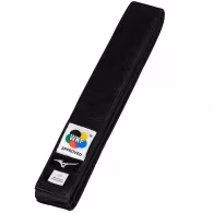 Пояс каратэ Mizuno WKF black belt