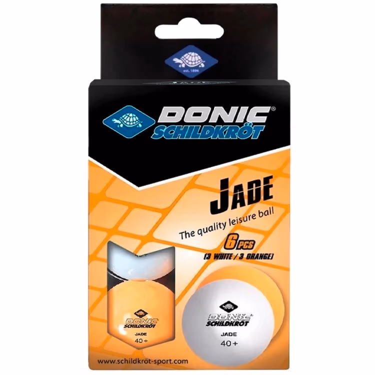 Набор мячей для настольного тенниса 6шт Donic Jade ball 40+ 
