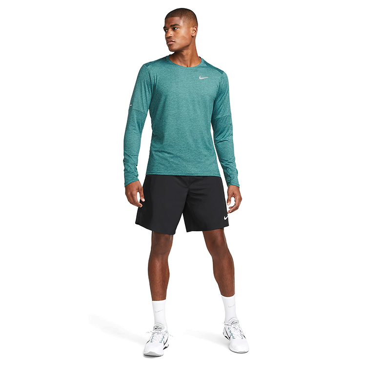 Hanorac pt bărbați Nike M NK DF ELMNT CREW M-T Verde photo 4