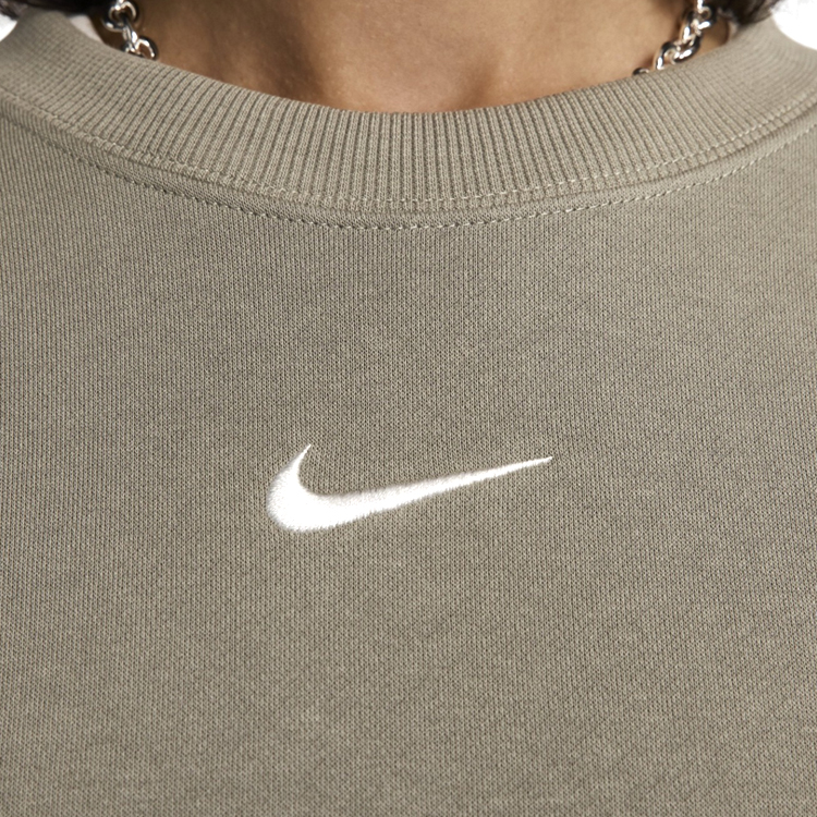 Толстовка Nike W NSW STYLE FLC CREW OOS L Серый Женский photo 2