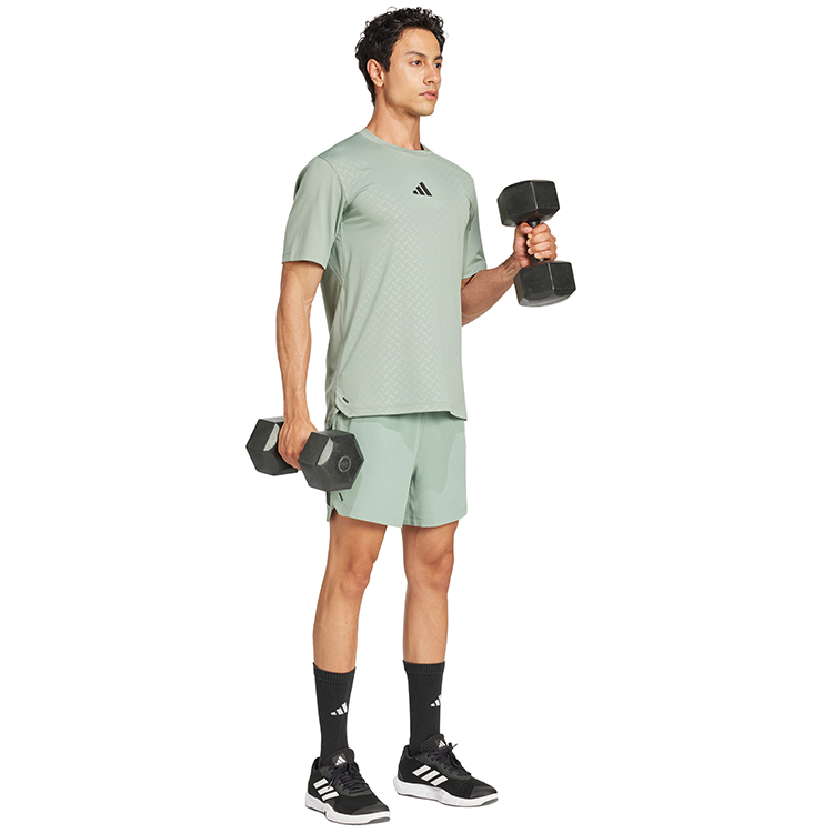 Sorti de bărbați Adidas POWER 3S SHORT XS Verde photo 2