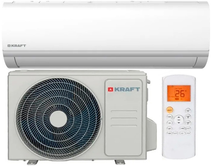 Кондиционер Kraft KFMAX09 9000 BTU / 25 м2 / Обычный / R32 / A photo 1 Кондиционер Kraft KFMAX09 9000 BTU / 25 м2 / Обычный / R32 / A photo 1