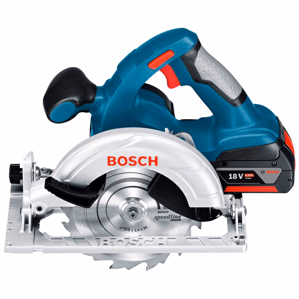 Ferastrau circular acumulator Bosch GKS 18V-Li 2x5.0Ah, 060166H00A