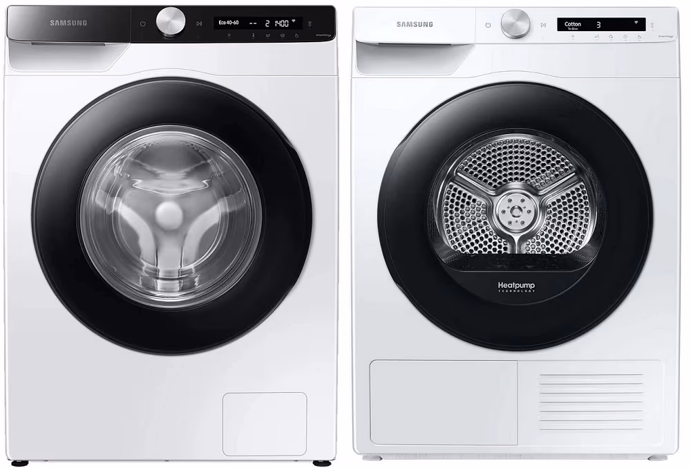 Комплект из двух приборов Samsung WW80T534DAE1S7+DV80T5220A, 