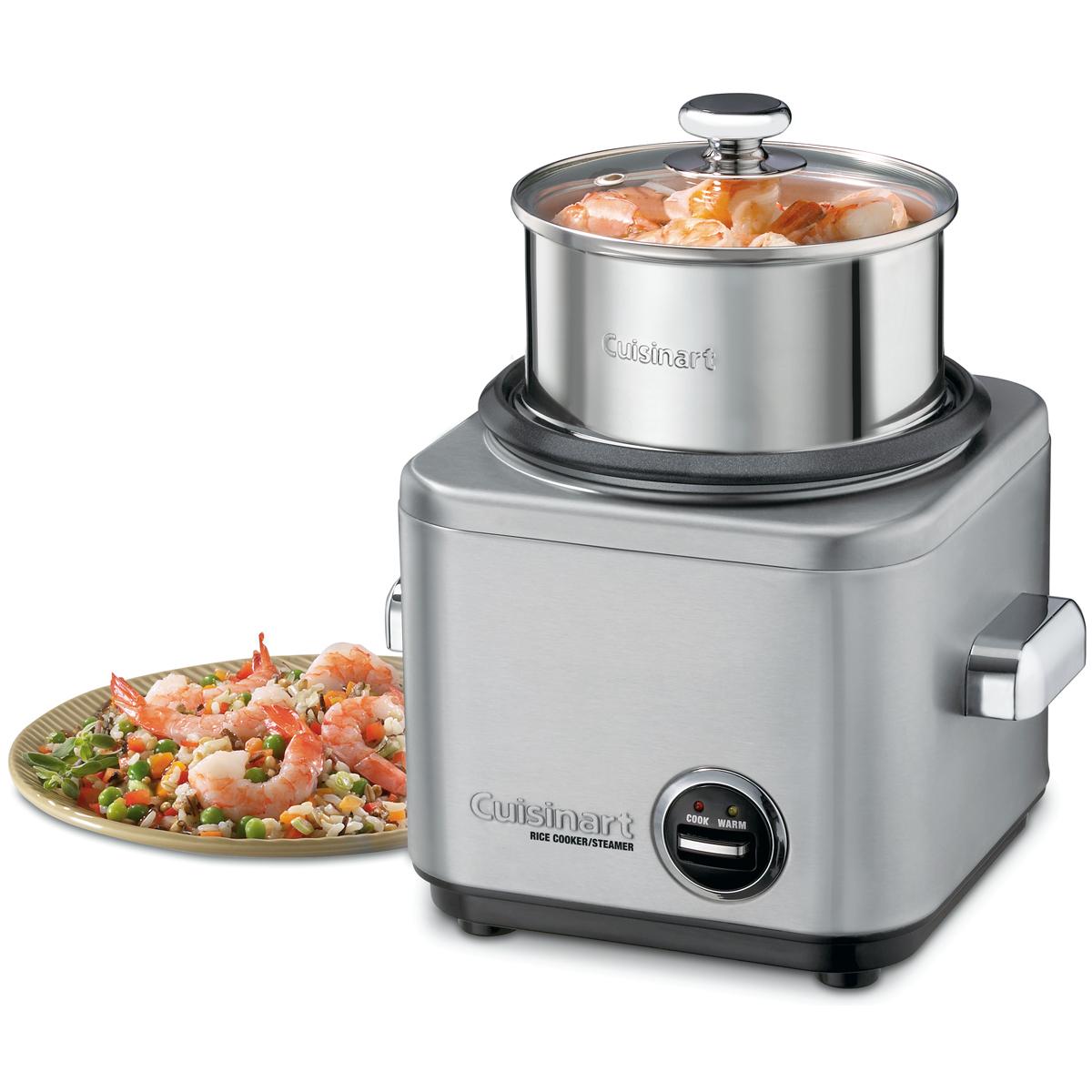Aparat de fiert cu aburi Cuisinart CRC400E, 0.8 l, 450 W, Inox photo 2