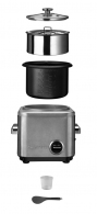 Aparat de fiert cu aburi Cuisinart CRC400E, 0.8 l, 450 W, Inox thumbnav 3