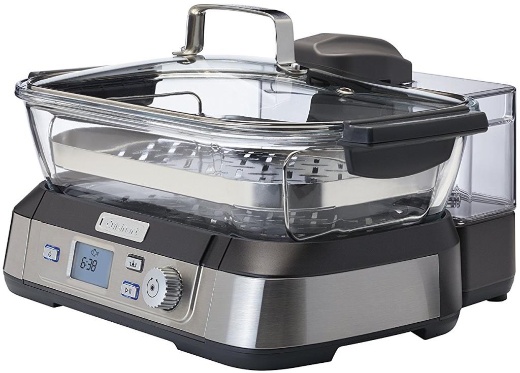 Aparat de fiert cu aburi Cuisinart STM1000E, 1.4 l, 1800 W, Inox photo 1