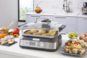Aparat de fiert cu aburi Cuisinart STM1000E, 1.4 l, 1800 W, Inox thumbnav 5
