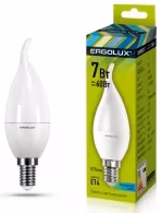 Bec LED Ergolux LED-CA35-7W-E14-4K