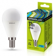 Bec LED Ergolux LED-G45-11W-E14-4K thumbnav 1