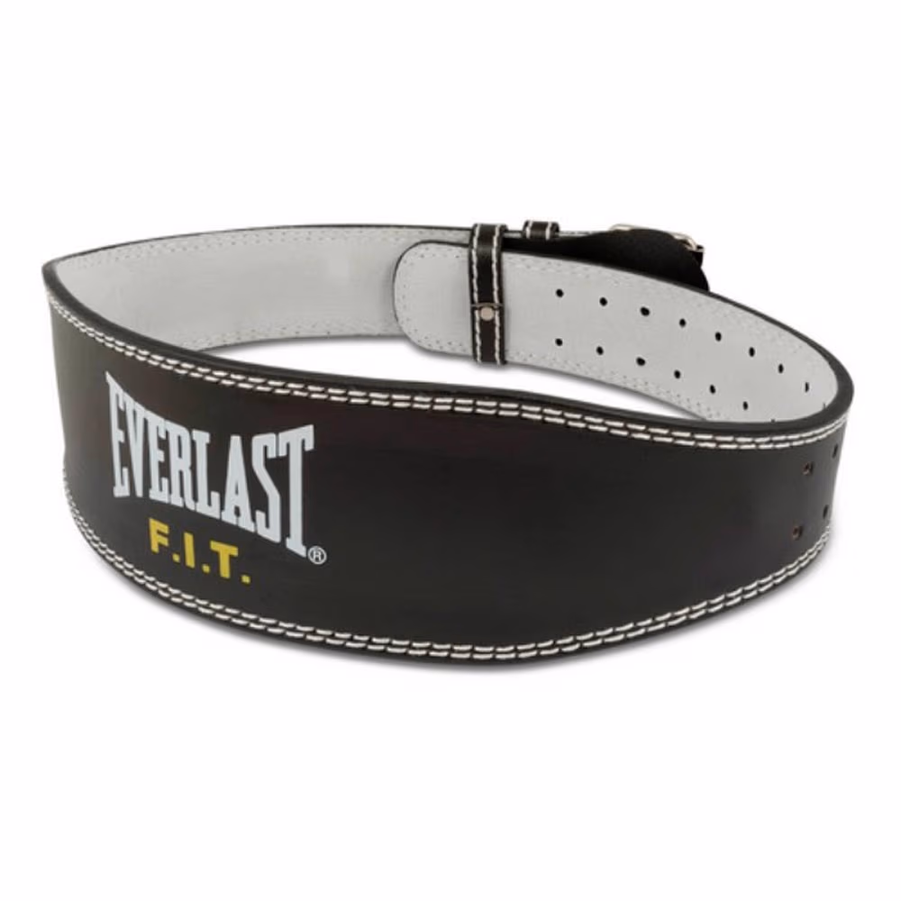 Пояс для фитнеса Everlast Leather Lifting 