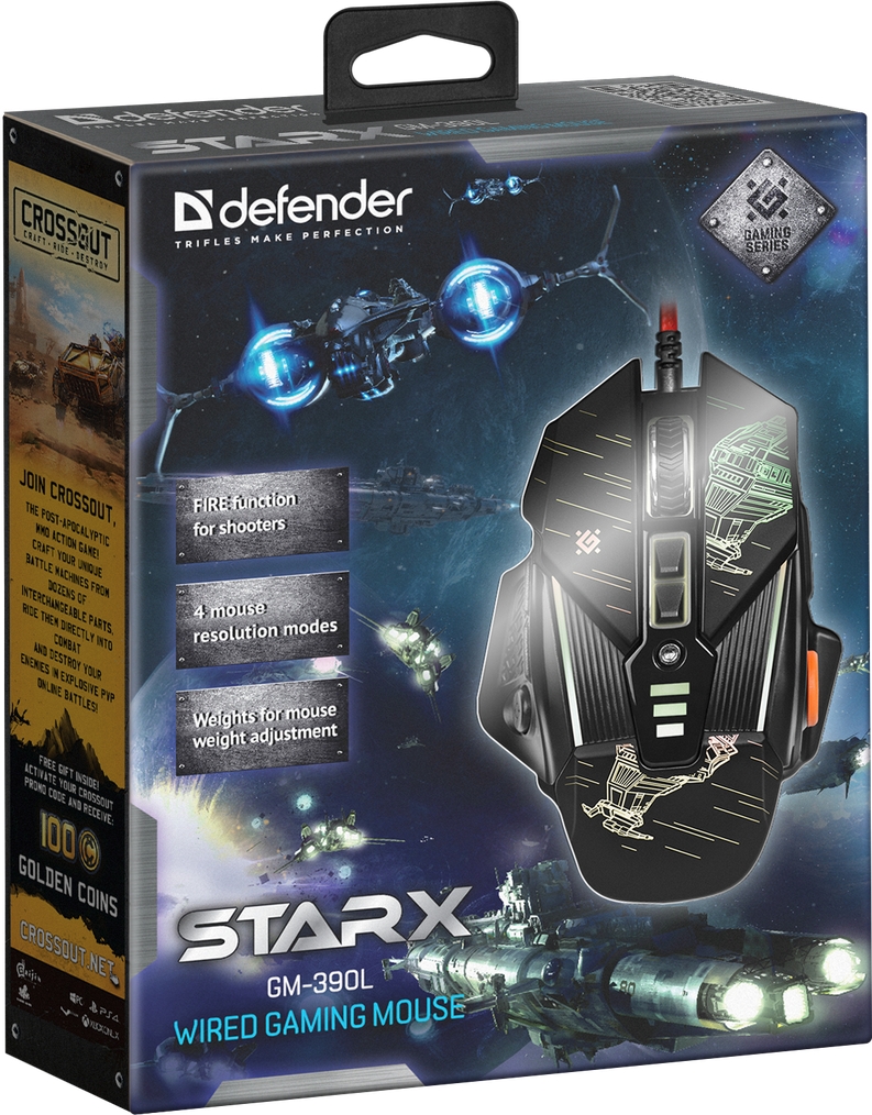 Mouse Defender GM390L Negru / Optic / Negru photo 4