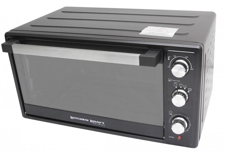 Cuptor electric Kitchen Kraft K50L, 50 l, 2000 W, Alb photo Cuptor electric Kitchen Kraft K50L, 50 l, 2000 W, Alb photo