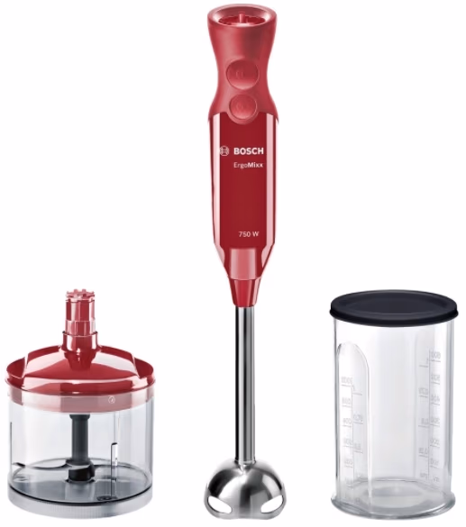 Blender Bosch MSM67120R, 600 ml, 750 W, 12 trepte viteza, Rosu 