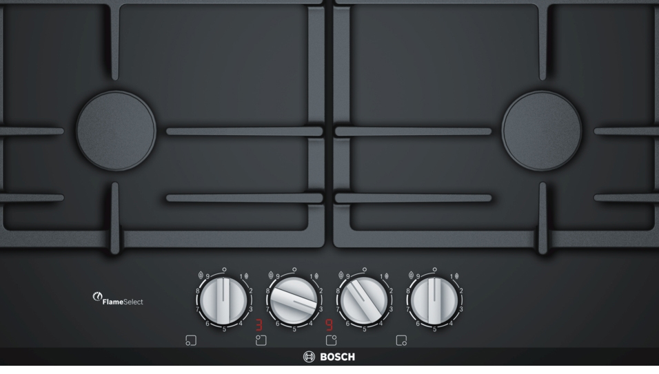 Встраиваемая  газовая панель Bosch PRP6A6D70R photo 2