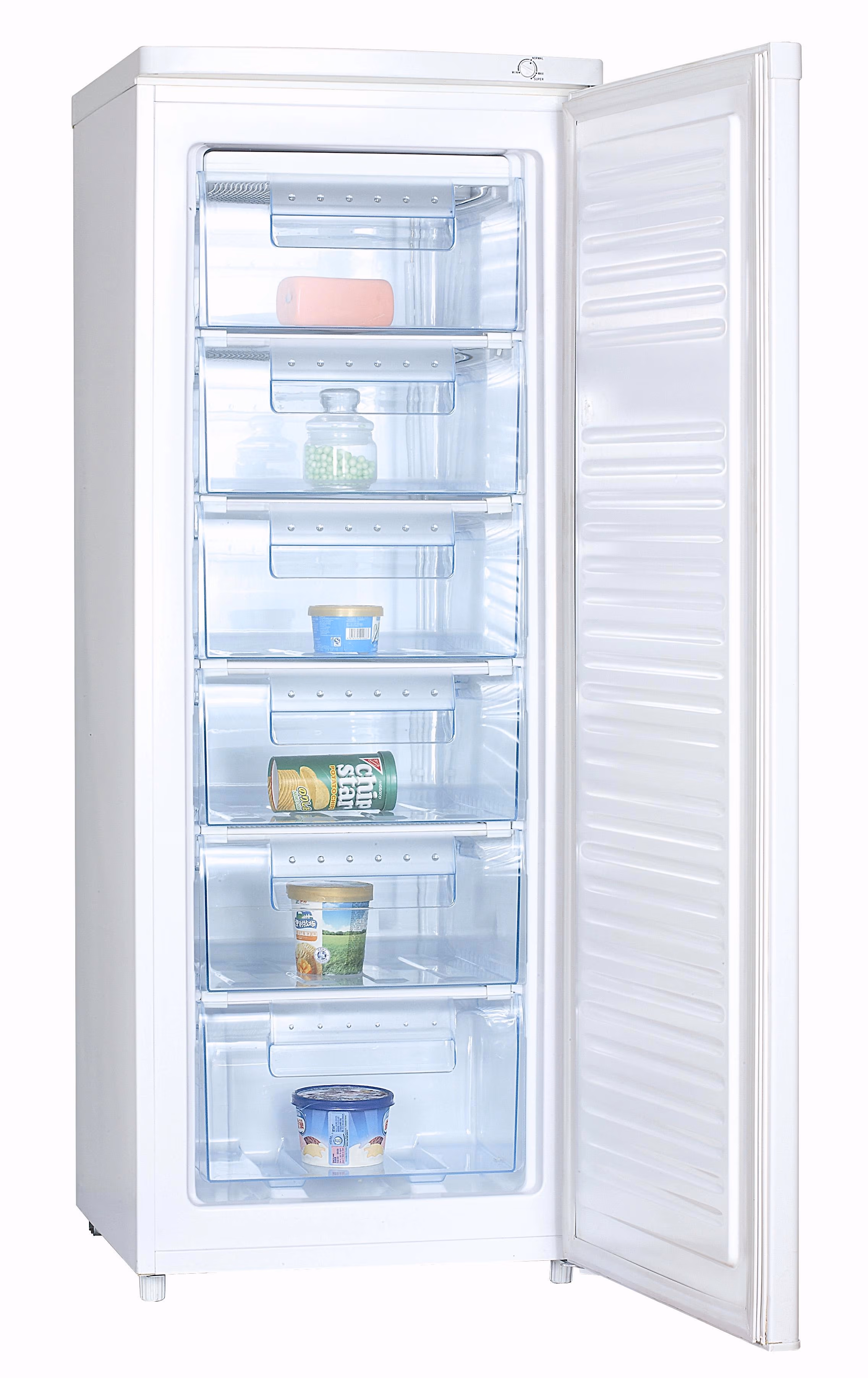 Congelator Saturn STCF1980U, 163 l, 144 cm, A+, Alb 