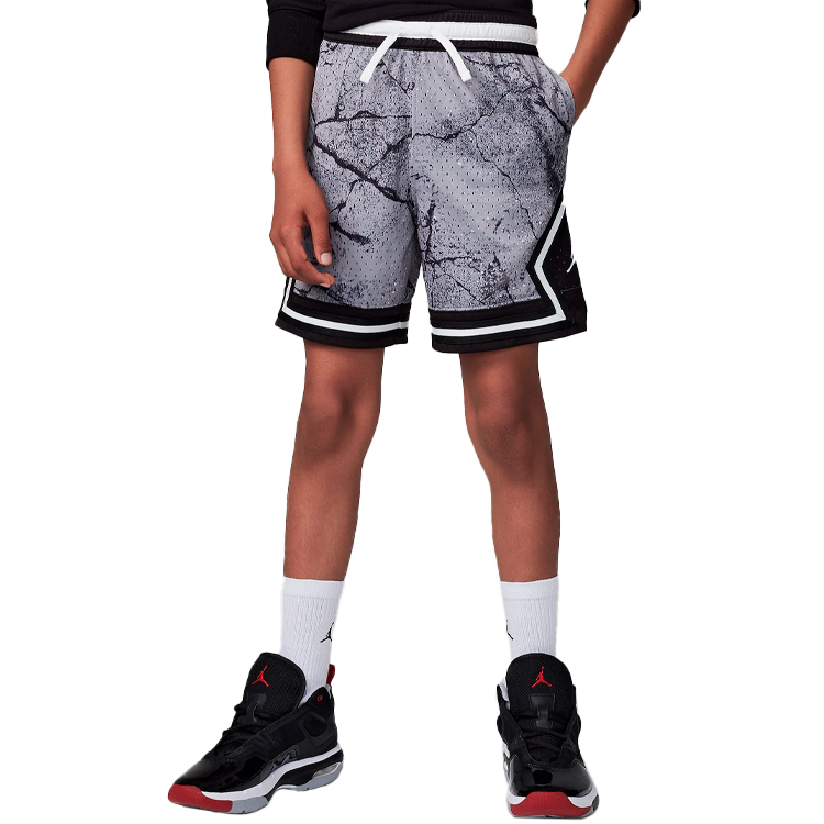 Sorti Nike JDB MJ AOP SPORT DIAMOND SHORT / Barbati / S / Gri photo 2