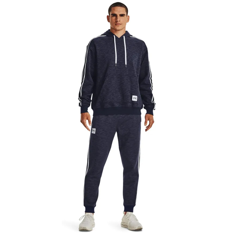 Pantaloni Under Armour UA Essential Heritge Flc Jgr L Albastru Barbati photo 2