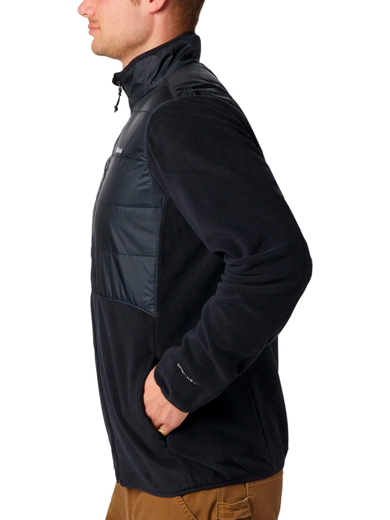 Hanorac pt bărbați Columbia Basin Butte Fleece Full Zip S Negru photo 4