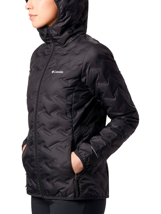 Scurta Columbia Delta Ridge Down Hooded Jacket XS Negru Femei photo 4
