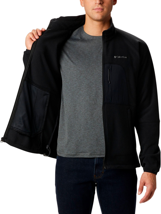 Hanorac pt bărbați Columbia Rapid Expedition Full Zip Fleece S Negru photo 4