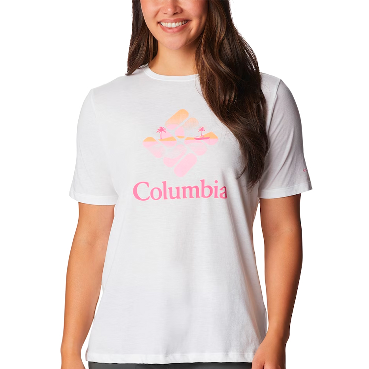 Футболка Columbia Bluebird Day Relaxed Crew Neck XS Белый Женский photo 2