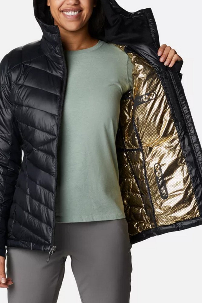Куртка Columbia Joy Peak Hooded Jacket 38 Черный Женский photo 2