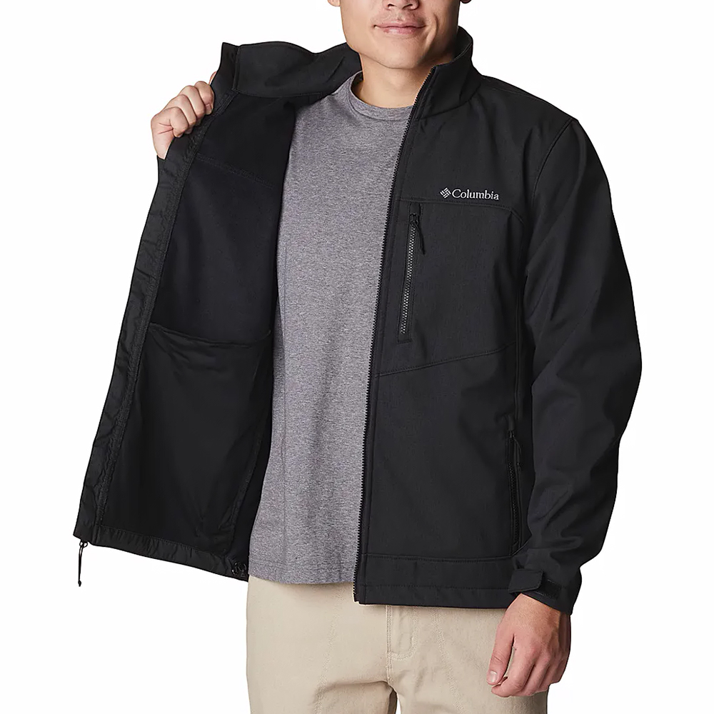 Hanorac pt bărbați Columbia Cruiser Valley Softshell Jacket S Negru photo 3