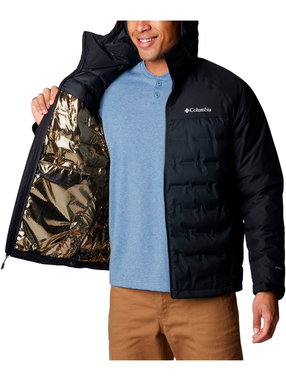 Geacă pt Barbati Columbia Grand Trek II Down Hooded Jacket S Negru photo 4