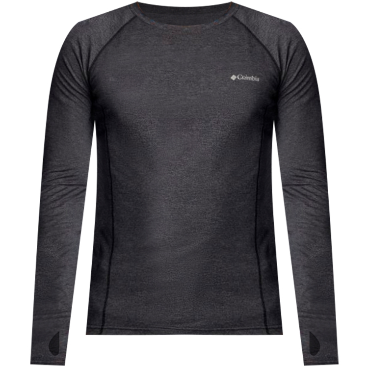 Tricou termica cu maneca lunga Columbia Tunnel Springs Wool Crew S Argintiu Barbati photo 1