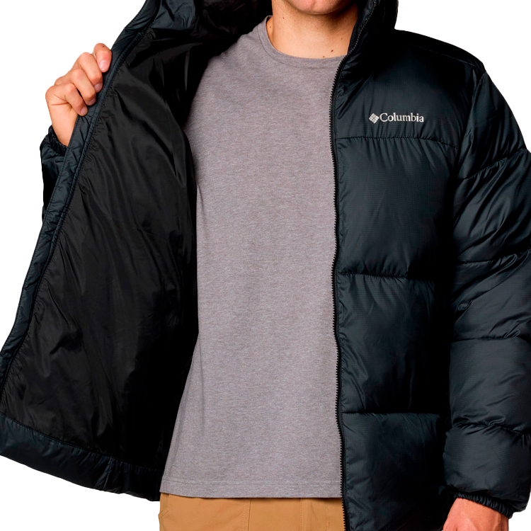 Куртка мужская Columbia Puffect II Hooded Jacket S Черный photo 4
