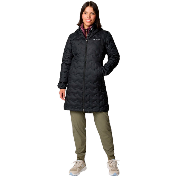Scurta Columbia Delta Ridge II Long Down Jacket XS Negru Femei photo 3