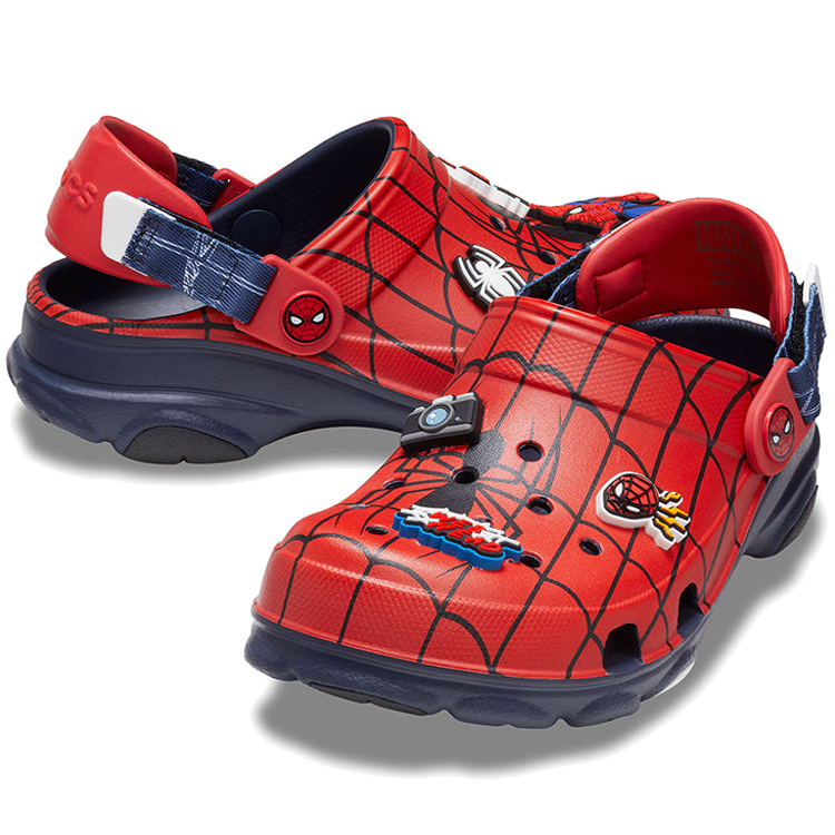 Slapi Crocs Spider-Man All-Terrain Clog T pt Barbati / 19-20 / Rosu photo 5