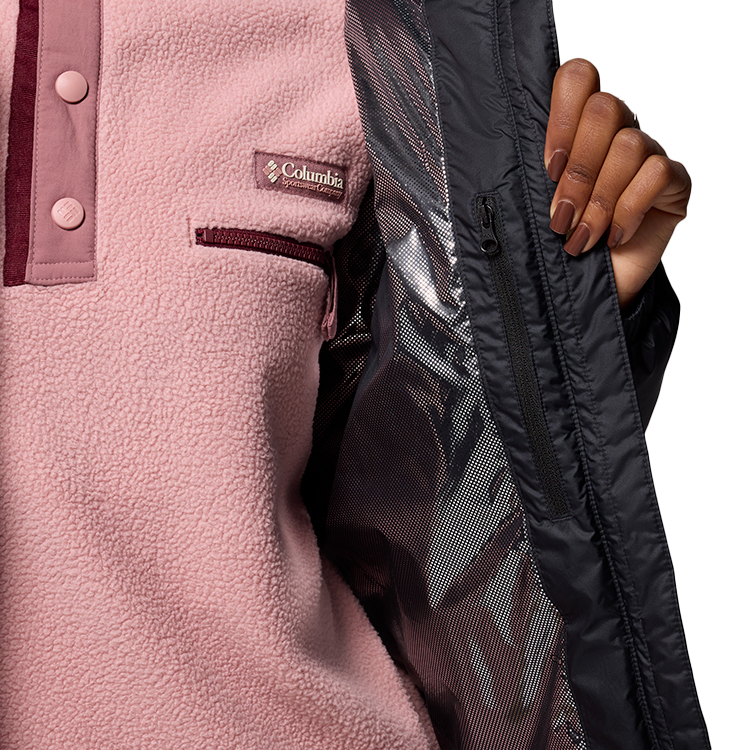 Scurta Columbia Pike Lake III Hooded Jacket XS Negru Femei photo 3