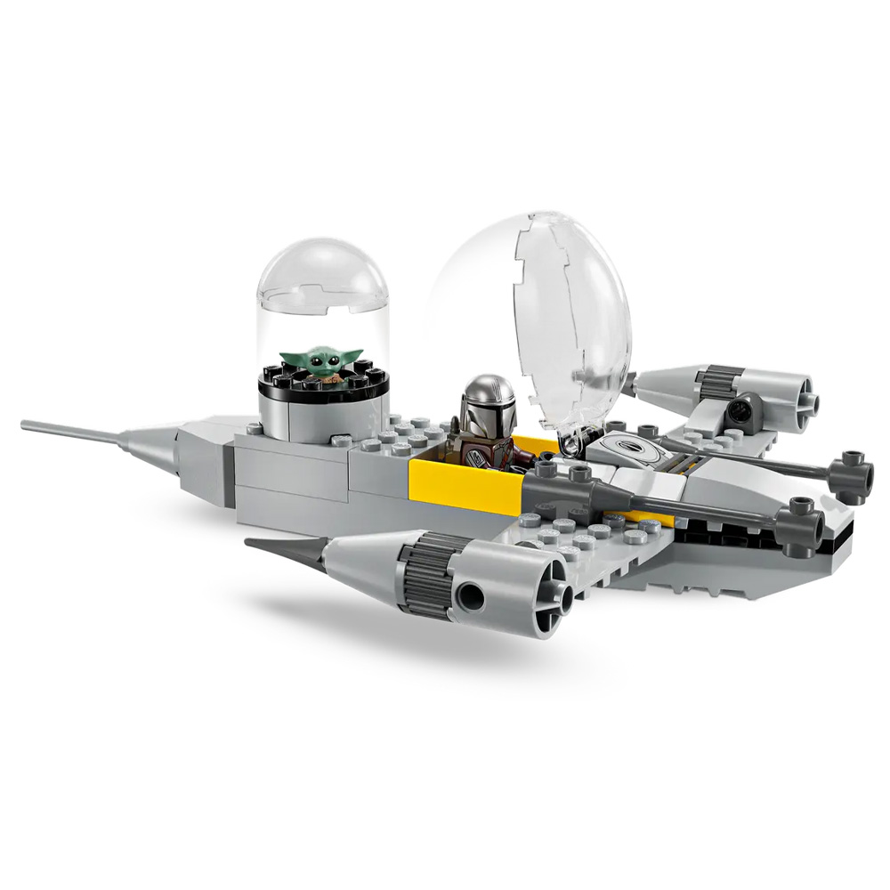 Constructor Lego Star Wars Mando and Grogu's N-1 Starfighter™ 75410 de la 4+ ani photo 3