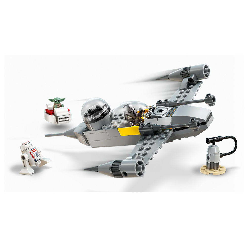 Constructor Lego Star Wars Mando and Grogu's N-1 Starfighter™ 75410 de la 4+ ani photo 6