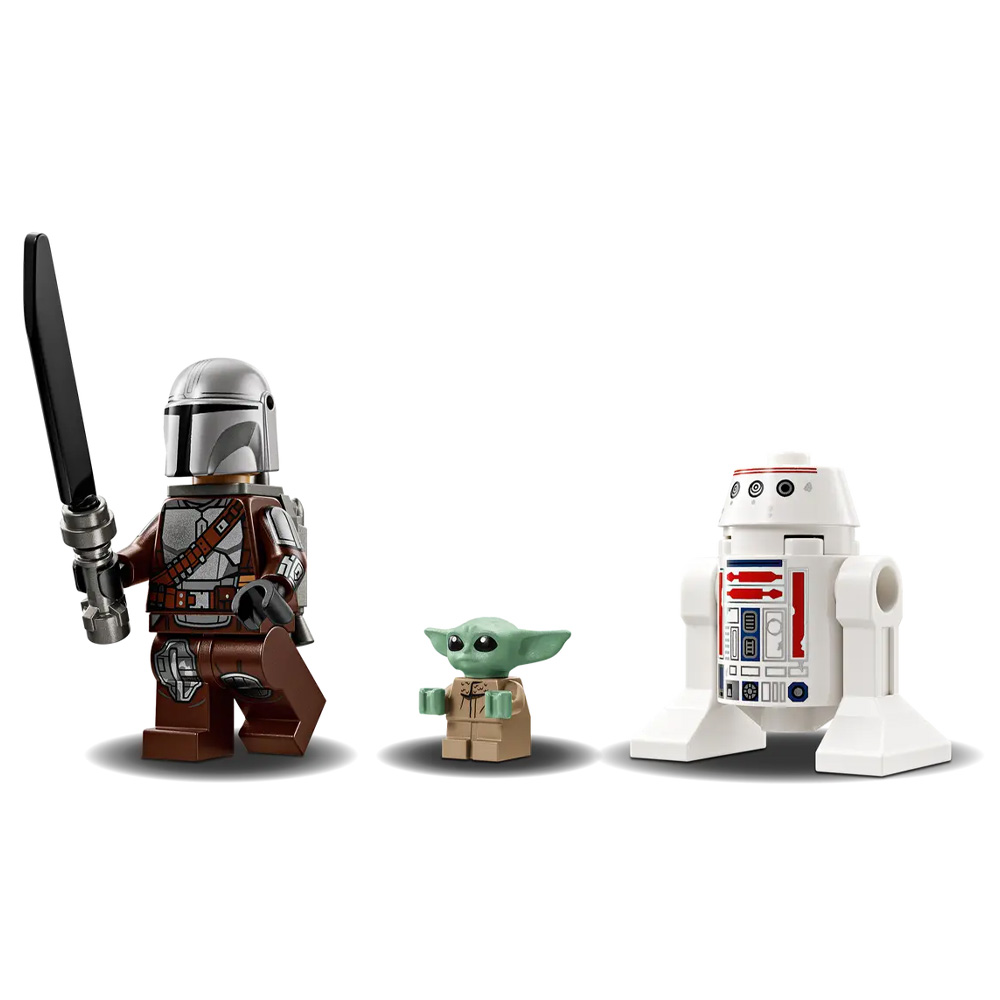 Constructor Lego Star Wars Mando and Grogu's N-1 Starfighter™ 75410 de la 4+ ani photo 9