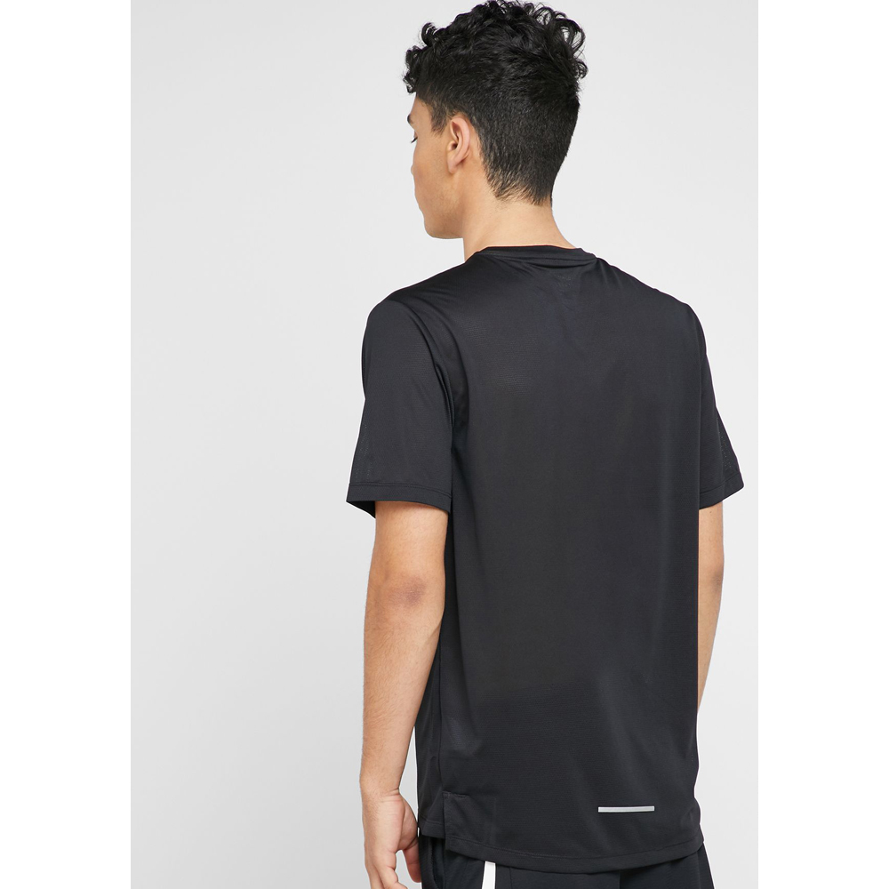 Tricou bărbătesc Nike DRY COOL MILER TOP SS L Negru photo 4