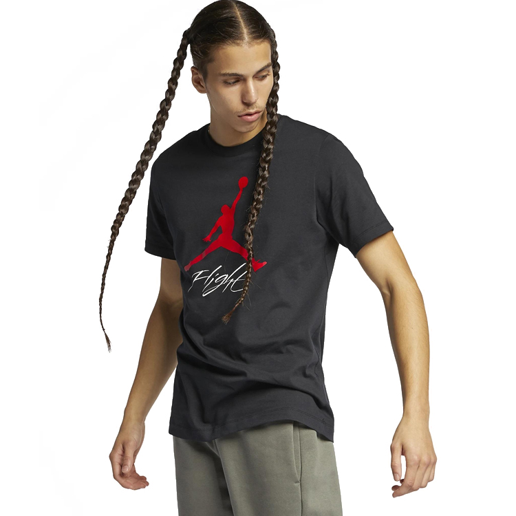 Tricou bărbătesc Nike JUMPMAN FLIGHT HBR TEE XL Negru photo 5