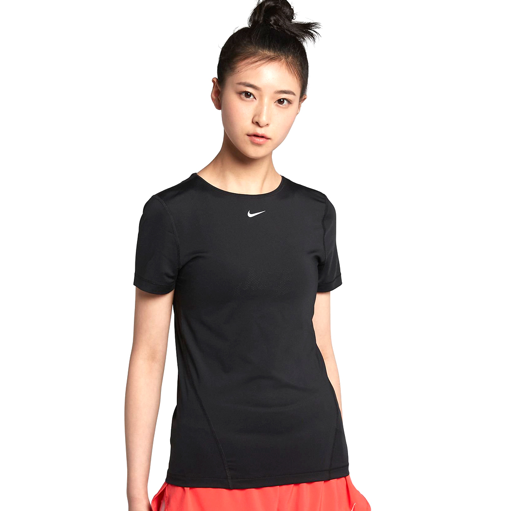Tricou Nike W NP TOP SS ALL OVER MESH / Femei / L / Negru photo 3