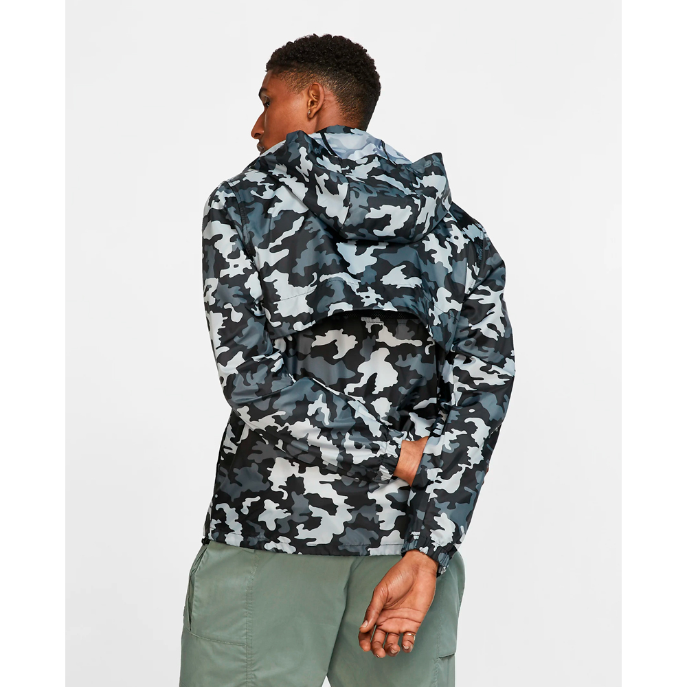 Jachetă Nike CE JKT HD WNDBRKR CAMO L Negru pentru bărbați  photo 3