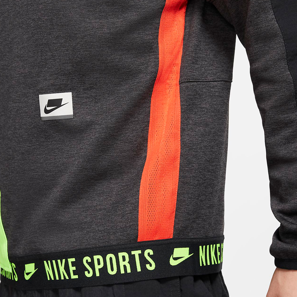 Hanorac pt bărbați Nike M NK THRMA CREW PX L Negru photo 4
